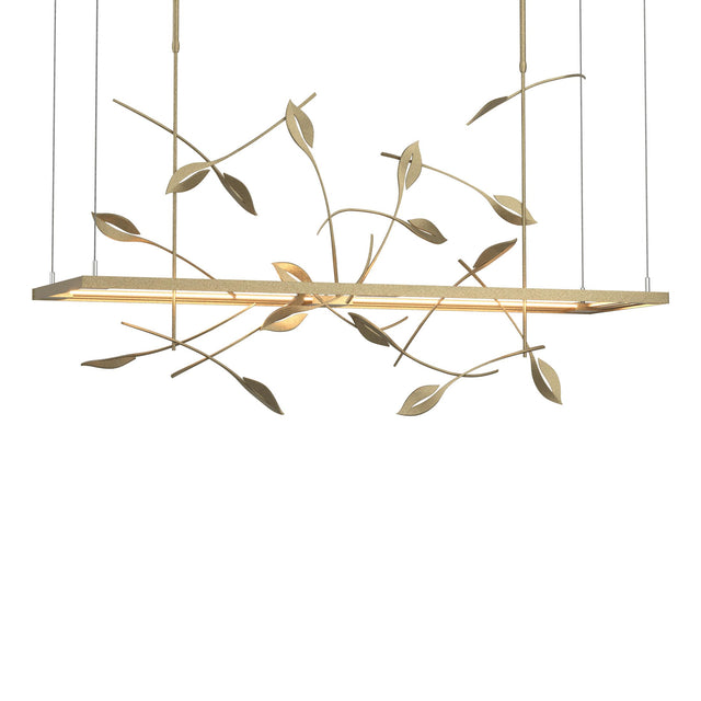 Hubbardton Forge 2016 Soft Gold Long Autumn LED Pendant