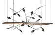 Hubbardton Forge 2016 Dark Smoke Short Autumn LED Pendant