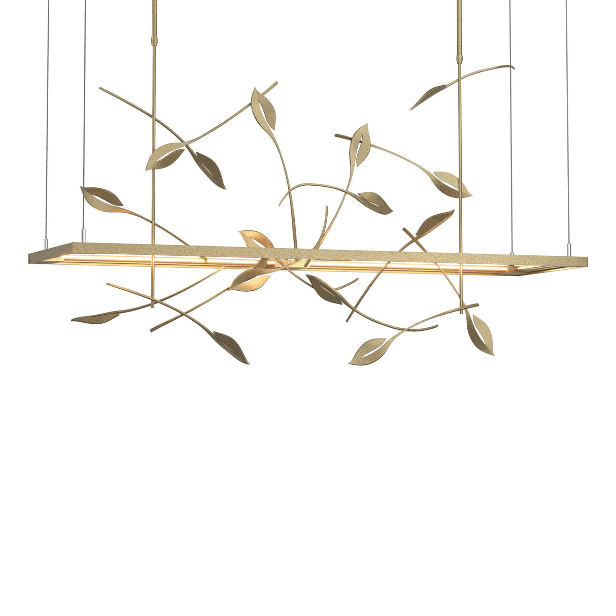 Hubbardton Forge 2016 Soft Gold Short Autumn LED Pendant