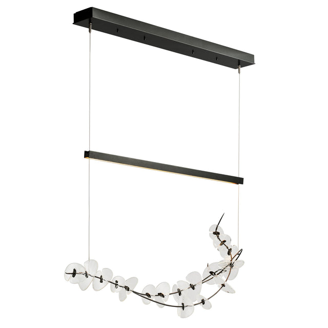 Hubbardton Forge 2018 Ink Aqualite Glass (YQ) Standard Lily LED Pendant