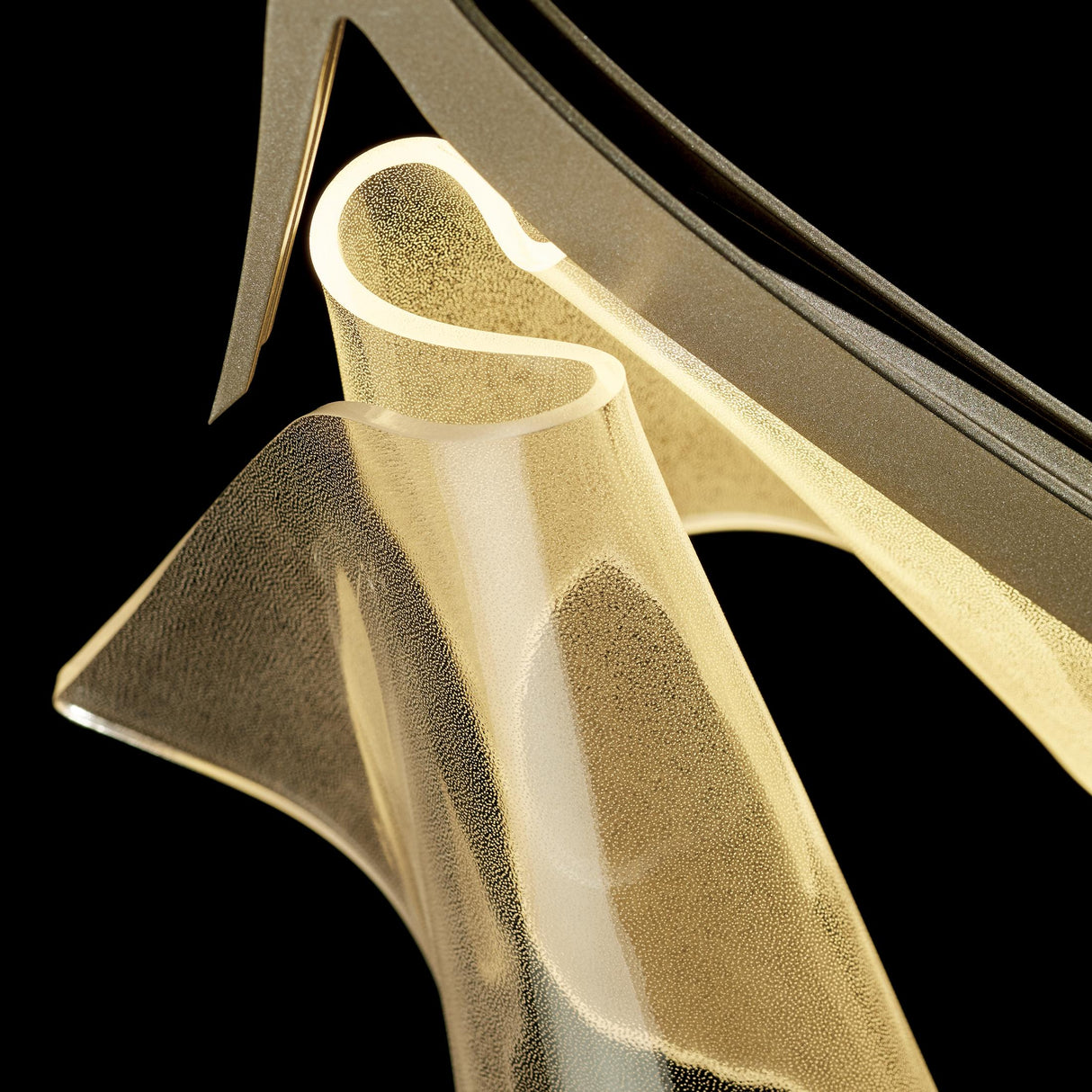 Hubbardton Forge 2017 Soft Gold Multi Mobius LED Mini Pendant
