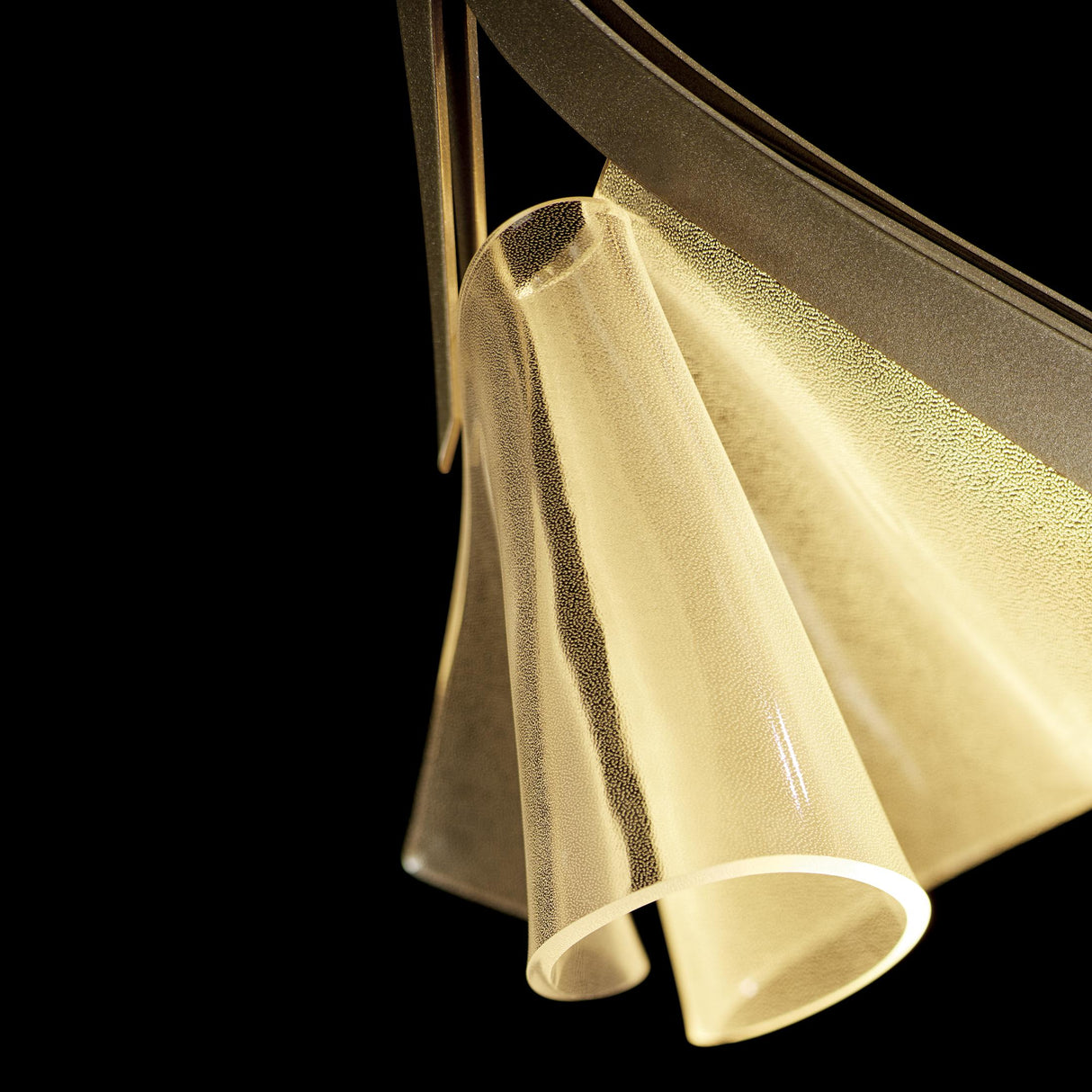 Hubbardton Forge 2017 Soft Gold Multi Mobius LED Mini Pendant