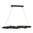 Hubbardton Forge 2018 Black Crystal Standard Trove LED Pendant
