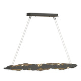 Hubbardton Forge 2018 Natural Iron Crystal Standard Trove LED Pendant
