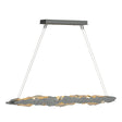Hubbardton Forge 2018 Vintage Platinum Crystal Standard Trove LED Pendant