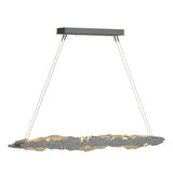 Hubbardton Forge 2018 Vintage Platinum Crystal Standard Trove LED Pendant