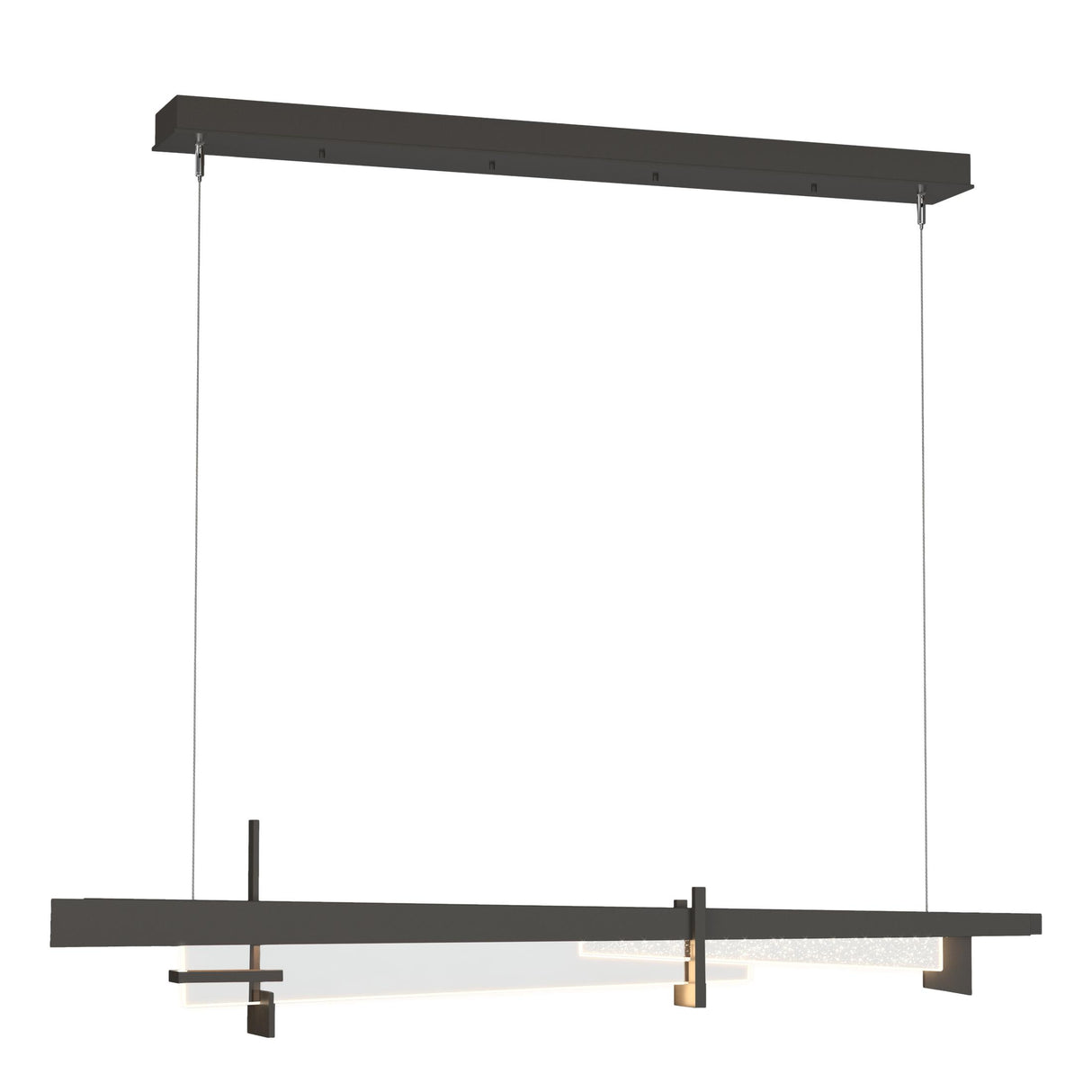 Hubbardton Forge 2019 Dark Smoke Clear Glass (ZM) Standard Tenon LED Pendant