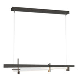 Hubbardton Forge 2019 Dark Smoke Clear Glass (ZM) Standard Tenon LED Pendant