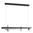Hubbardton Forge 2019 Black Clear Glass (ZM) Standard Tenon LED Pendant