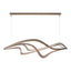 Hubbardton Forge 2019 Bronze Standard Crossing Waves LED Pendant