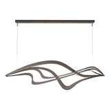 Hubbardton Forge 2019 Oil Rubbed Bronze Standard Crossing Waves LED Pendant