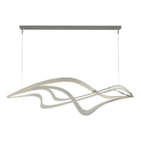 Hubbardton Forge 2019 Sterling Standard Crossing Waves LED Pendant