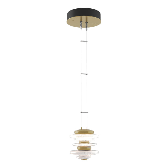 Hubbardton Forge 2019 Modern Brass Standard Cairn Mini Pendant