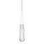 Hubbardton Forge 2013 White Clear Glass (ZM) Standard Link Clear Glass Low Voltage Mini Pendant