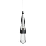 Hubbardton Forge 2013 Ink Clear Glass (ZM) Standard Link Clear Glass Low Voltage Mini Pendant