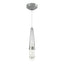 Hubbardton Forge 2022 Vintage Platinum Clear Bubble Glass (YG) Standard Link Blown Glass Low Voltage Mini Pendant