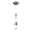 Hubbardton Forge 2022 Soft Gold Clear Bubble Glass (YG) Standard Link Blown Glass Low Voltage Mini Pendant