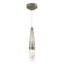 Hubbardton Forge 2022 Soft Gold Clear Glass with White Threading (YJ) Standard Link Blown Glass Low Voltage Mini Pendant
