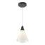 Hubbardton Forge 2022 Black Spun Frost (SH) Standard Mobius Low Voltage Mini Pendant