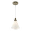 Hubbardton Forge 2022 Soft Gold Spun Frost (SH) Standard Mobius Low Voltage Mini Pendant