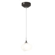 Hubbardton Forge 2022 Oil Rubbed Bronze Frosted Glass (FD) Standard Ume Low Voltage Mini Pendant