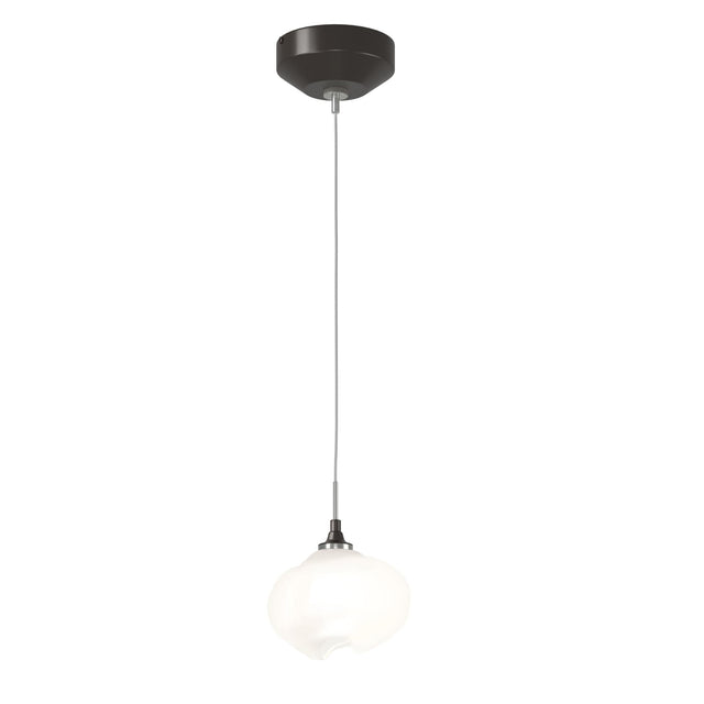 Hubbardton Forge 2022 Oil Rubbed Bronze Frosted Glass (FD) Standard Ume Low Voltage Mini Pendant