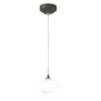 Hubbardton Forge 2022 Natural Iron Frosted Glass (FD) Standard Ume Low Voltage Mini Pendant