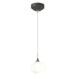 Hubbardton Forge 2022 Natural Iron Frosted Glass (FD) Standard Ume Low Voltage Mini Pendant