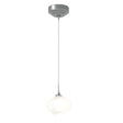 Hubbardton Forge 2022 Vintage Platinum Frosted Glass (FD) Standard Ume Low Voltage Mini Pendant