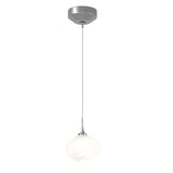 Hubbardton Forge 2022 Vintage Platinum Frosted Glass (FD) Standard Ume Low Voltage Mini Pendant