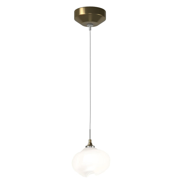Hubbardton Forge 2022 Modern Brass Frosted Glass (FD) Standard Ume Low Voltage Mini Pendant