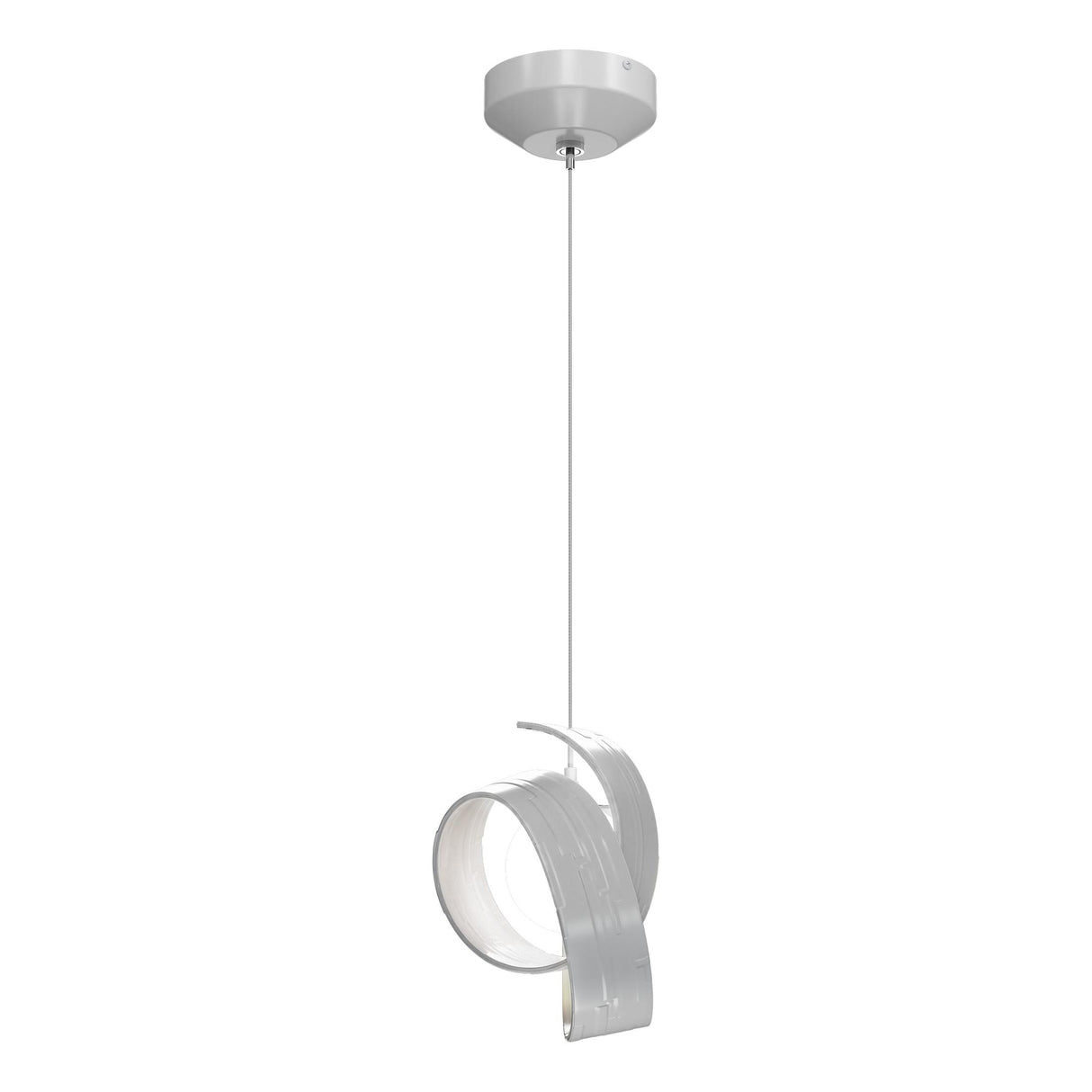 Hubbardton Forge 2023 White Opal Glass (GG) Standard Riza Low Voltage Mini Pendant