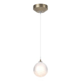 Hubbardton Forge 2023 Soft Gold Frosted Glass (FD) Standard Fritz Globe 1-Light Mini Pendant