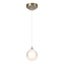 Hubbardton Forge 2023 Soft Gold Frosted Glass (FD) Standard Fritz Globe 1-Light Mini Pendant