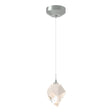 Hubbardton Forge 2023 Vintage Platinum White Crystal (WP) Standard Chrysalis 1-Light Small Pendant