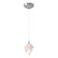 Hubbardton Forge 2023 Vintage Platinum White Crystal (WP) Standard Chrysalis 1-Light Small Pendant