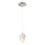 Hubbardton Forge 2023 Sterling White Crystal (WP) Standard Chrysalis 1-Light Small Pendant