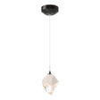 Hubbardton Forge 2023 Ink White Crystal (WP) Standard Chrysalis 1-Light Small Pendant