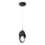 Hubbardton Forge 2023 Black Black Crystal (BP) Standard Chrysalis 1-Light Large Pendant
