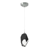 Hubbardton Forge 2023 Vintage Platinum Black Crystal (BP) Standard Chrysalis 1-Light Large Pendant