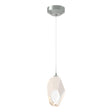 Hubbardton Forge 2023 Vintage Platinum White Crystal (WP) Standard Chrysalis 1-Light Large Pendant