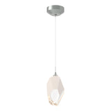Hubbardton Forge 2023 Vintage Platinum White Crystal (WP) Standard Chrysalis 1-Light Large Pendant
