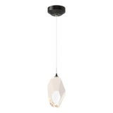 Hubbardton Forge 2023 Ink White Crystal (WP) Standard Chrysalis 1-Light Large Pendant
