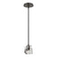 Hubbardton Forge 2023 Oil Rubbed Bronze Crystal Multi Gatsby 1-Light Mini Pendant