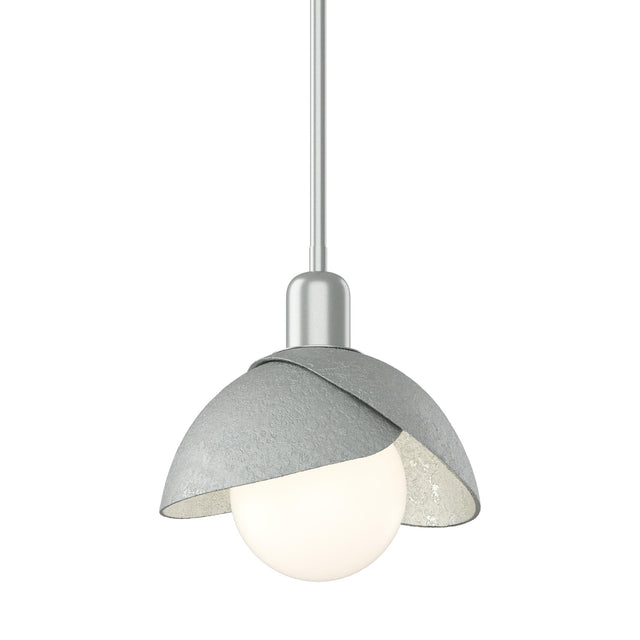 Hubbardton Forge 2023 Vintage Platinum Vintage Platinum Multi Brooklyn Double Shade Mini Pendant