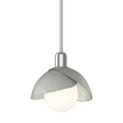 Hubbardton Forge 2023 Sterling Sterling Multi Brooklyn Double Shade Mini Pendant