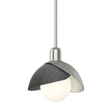 Hubbardton Forge 2023 Sterling Ink Multi Brooklyn Double Shade Mini Pendant