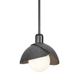 Hubbardton Forge 2023 Ink Ink Multi Brooklyn Double Shade Mini Pendant