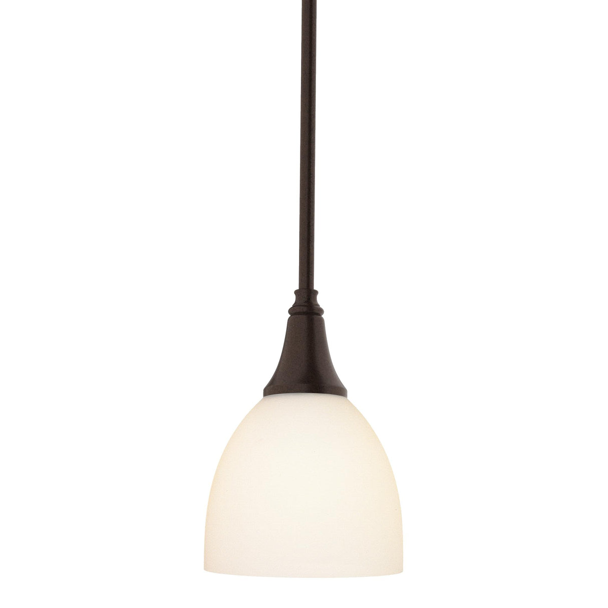 Hubbardton Forge 2000 Oil Rubbed Bronze Opal Glass (GG) Multi Trumpet Mini Pendant