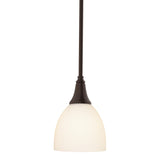 Hubbardton Forge 2000 Oil Rubbed Bronze Opal Glass (GG) Multi Trumpet Mini Pendant